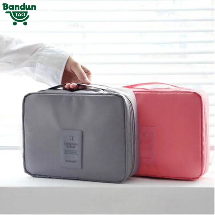 7 Цвет Мода Стиль Двойной Бортовой Мешок Красота Визаж Косметические Случаи