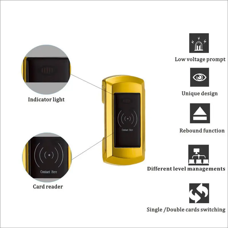 Замок для шкафов без ключа из цинкового сплава замок с rfid-блокировкой бесплатным