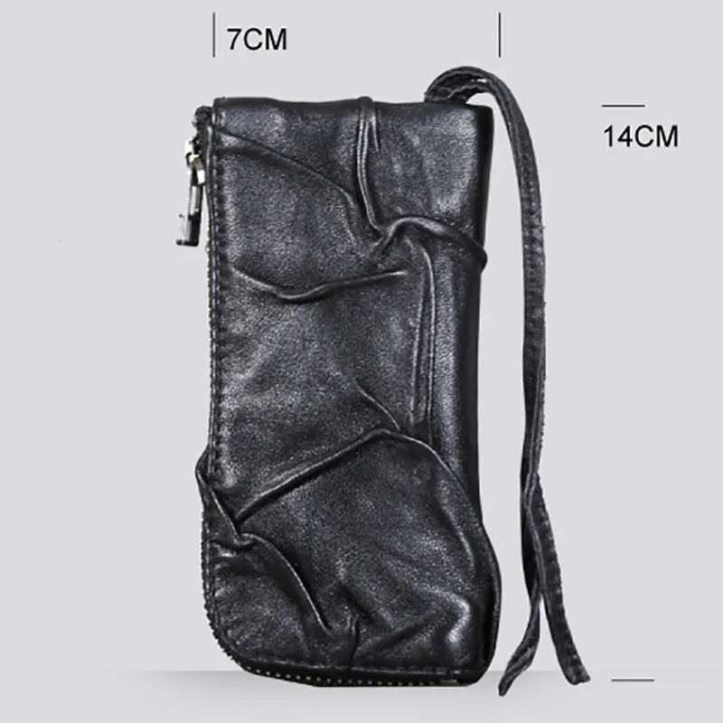 AETOO Handmade leather wallet head layer cowhide long Wallet | Багаж и сумки