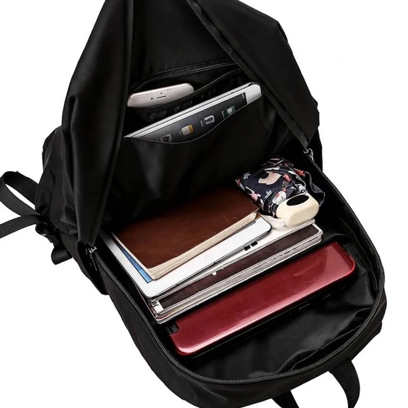 Нейлоновый рюкзак для ноутбука с защитой от кражи usb зарядкой школьная сумка