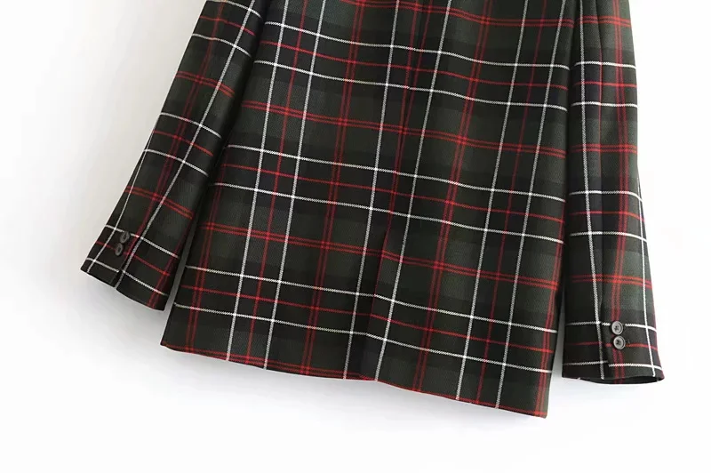 COZARII, casaco feminino, блейзеры, английский стиль, в клетку, в полоску, двубортные, для женщин, Бомберы, блейзеры, куртки размера плюс, топы