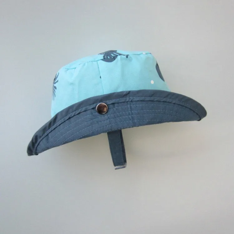 Для маленьких мальчиков Панама Осьминог печати детские шапки для Обувь девочек