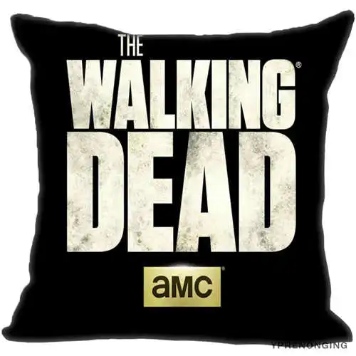Pillowcase Лучший заказ The-Walking-Dead(1) Наволочка на подушку, спальня домашняя квадратная Наволочка на молнии(с одной стороны)#190404-01-23 - Цвет: Pillowcase