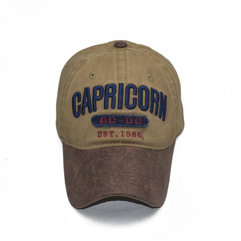Новые бейсболки Snapback кепки с вышитыми буквами и Козерогом в стиле хип-хоп