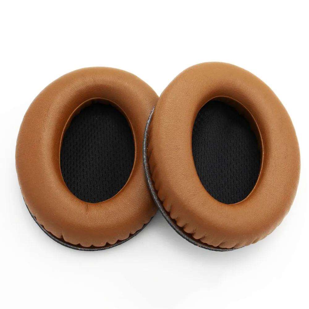 1 пара протеиновых кожаных сменных амбушюров для Bose QC15 QC2 QC25 AE2 AE2i коричневые