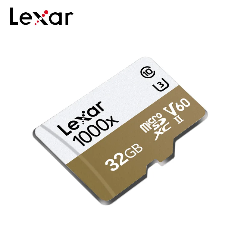 Оригинальный Lexar 1000x MicroSDXC карты памяти 32 Гб 64 UHS-II U3 Max 150 МБ/с. C10 Micro SD 128 ГБ 256 TF карта