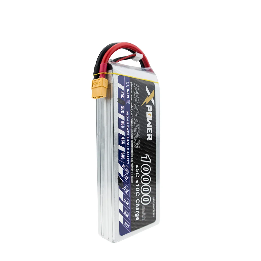 Lipo батарея 11 1 v 3s 10000mah 30C max 35C Xpower литиевые батареи XT60 T разъем для радиоуправляемых