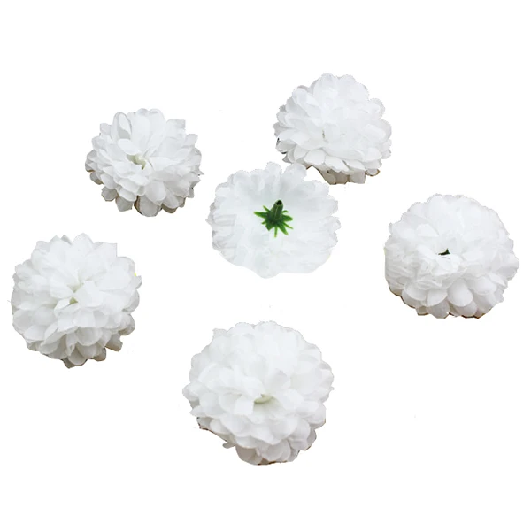 UESH-30 шт. гвоздики Искусственные цветы Шелковые сферические головки Свадебный