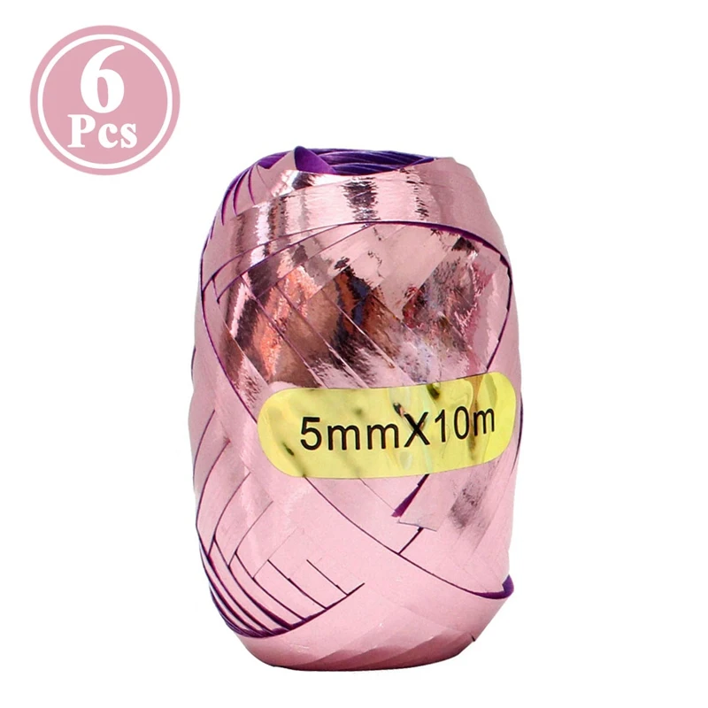 6pcs rosegold ribbon 12 месяцы фоторамка баннер 1st День рождения украшения для маленьких мальчиков девушка Первое причастие с днем рождения Юбилей поставки декор - Цвет: 6pcs rosegold ribbon