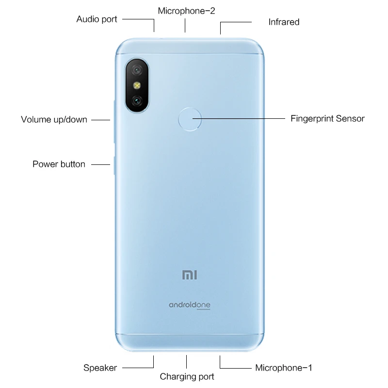 Глобальная версия Xiaomi Mi A2 Lite 3 ГБ 32 мобильный телефон Snapdragon 625 четыре ядра 5 84