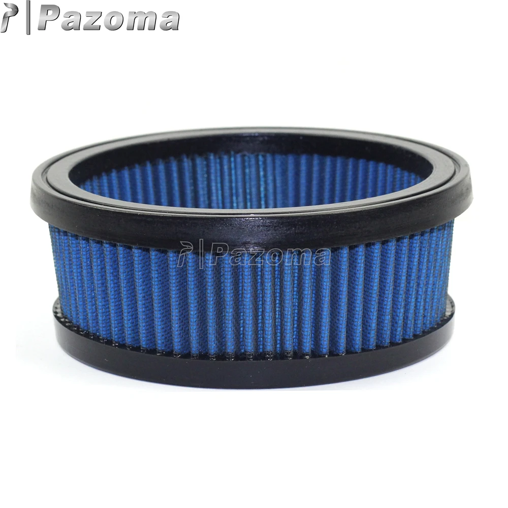 Воздушный фильтр для мотоцикла синий сменный воздухозаборник Harley Road King Street Electra