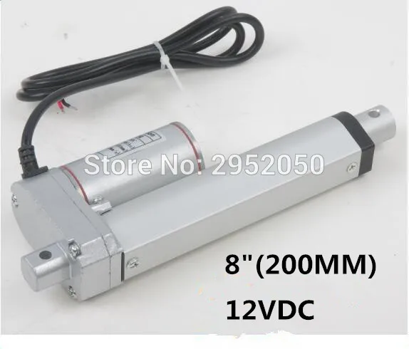 

linear actuator electric linear actuator TV lift high speed linear actuator 12V 200mm/8inch stroke 900N /198LBS micro