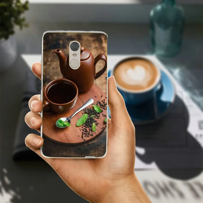 Hot Food Tea Cup Soft Silicone TPU Mobile Phone Cases for Xiaomi Redmi Mi Note 4X 2 3 3S 4A 5 6 5S 5X 5A 6X Pro Plus Bags Shell | Мобильные