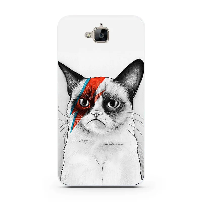 huawei y6 pro Case Silicon beautiful Cartoon Animal Painting Soft TPU Back Cover for Huawei honor 4c 5&quot protect Bags shell |