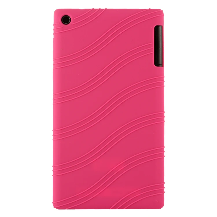 Pink Ультратонкий Мягкий силиконовый чехол-накладка для lenovo Tab 2 Tab2 7,0 A7-20F A7 20 7 - Цвет: Pink