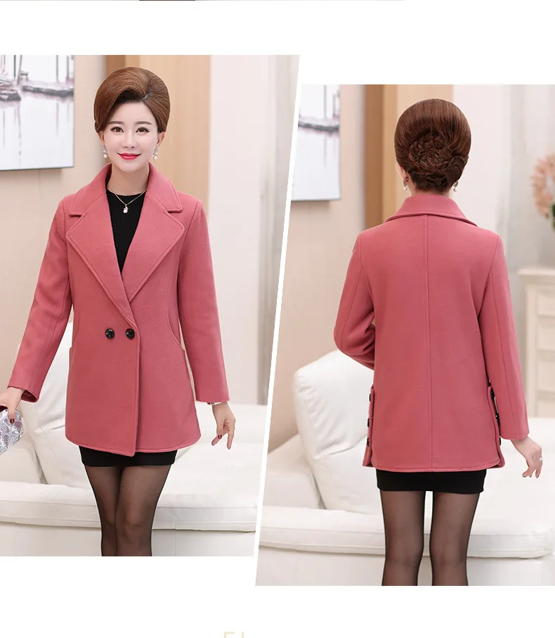 Модные повседневные женские короткие пальто 2018 зимнее двубортное Однотонное