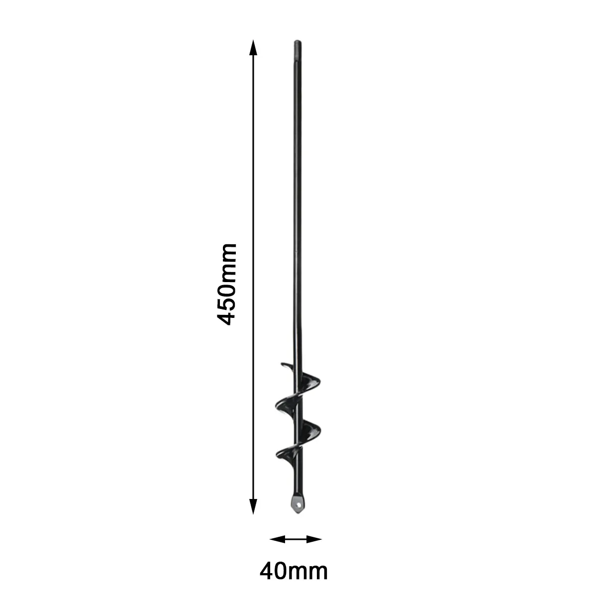 45cm( 18 inch ) Садовый Бур сверло спиральный с отверстиями экскаватор инструмент 4 мм цветок плантатор лампа шестигранный вал сверло сад отверстие экскаватор инструмент 22 см/45 см - Цвет: 45cm( 18 inch )