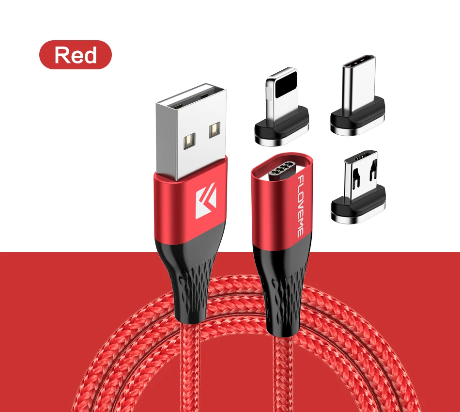 Магнитный usb-кабель FLOVEME для зарядки Micro Usb type C, Магнитный провод для быстрой зарядки, шнур 3a для iphone samsung Redmi Note 7 8, Microusb