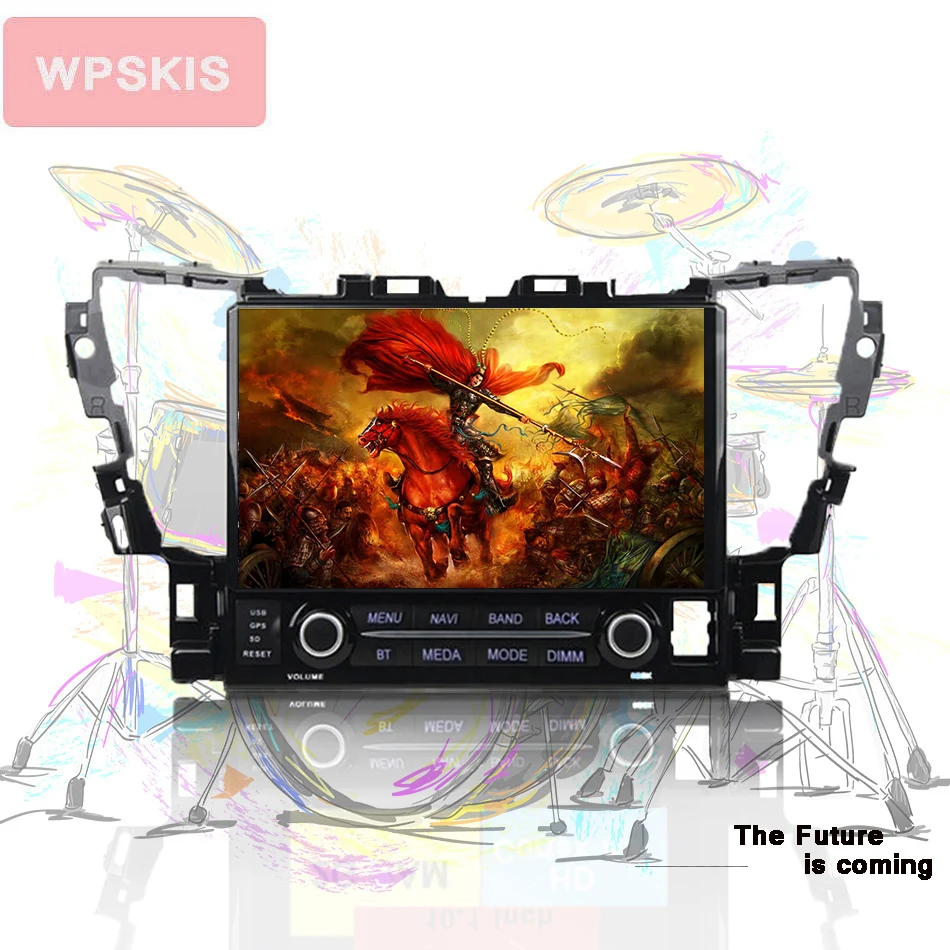 10 1 ''HD IPS экран автомобильный dvd видео плеер аудио gps монитор Музыка Видео av блок