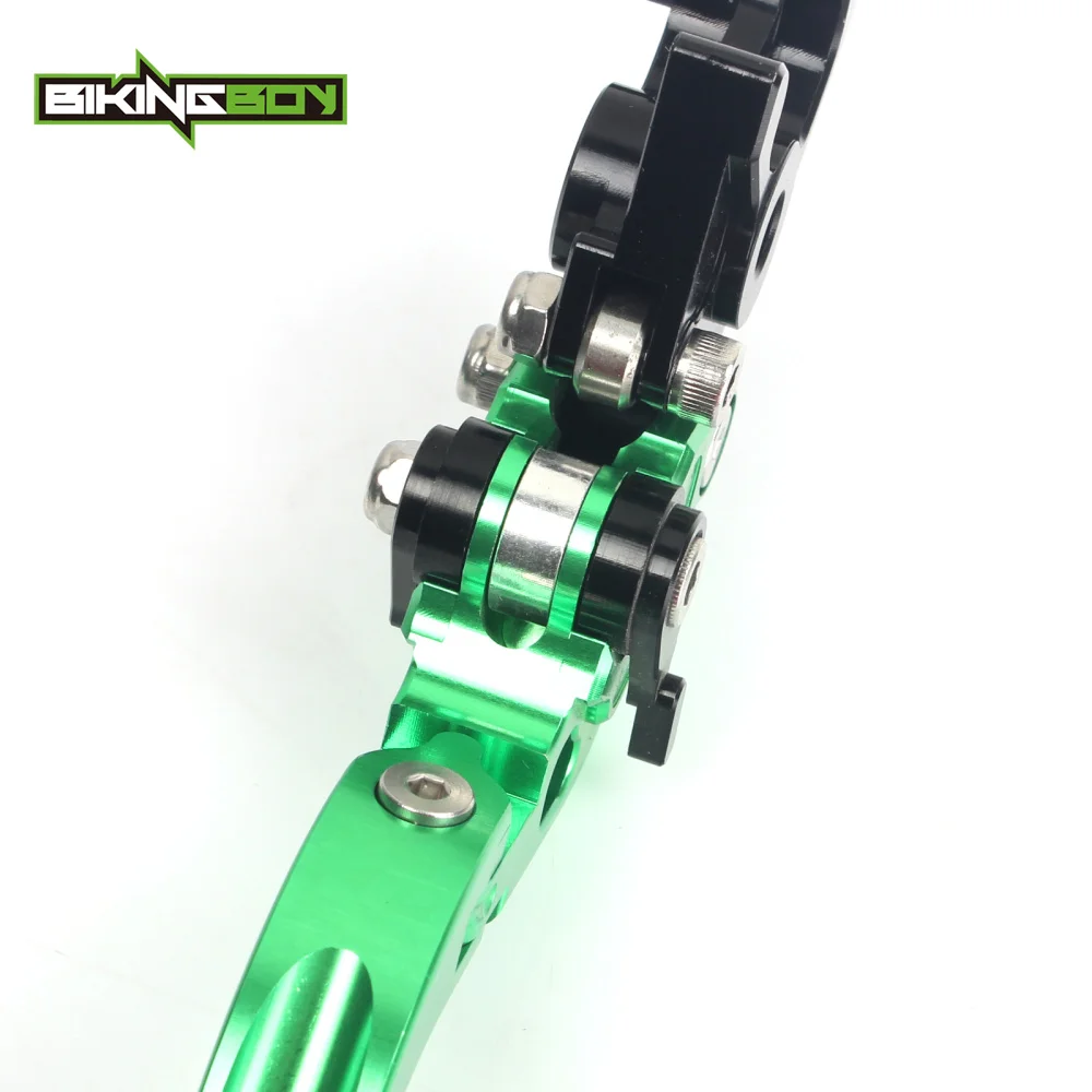 Регулируемые короткие складные тормозные рычаги сцепления для KAWASAKI ZX 6 R 01 02 03 04 RR