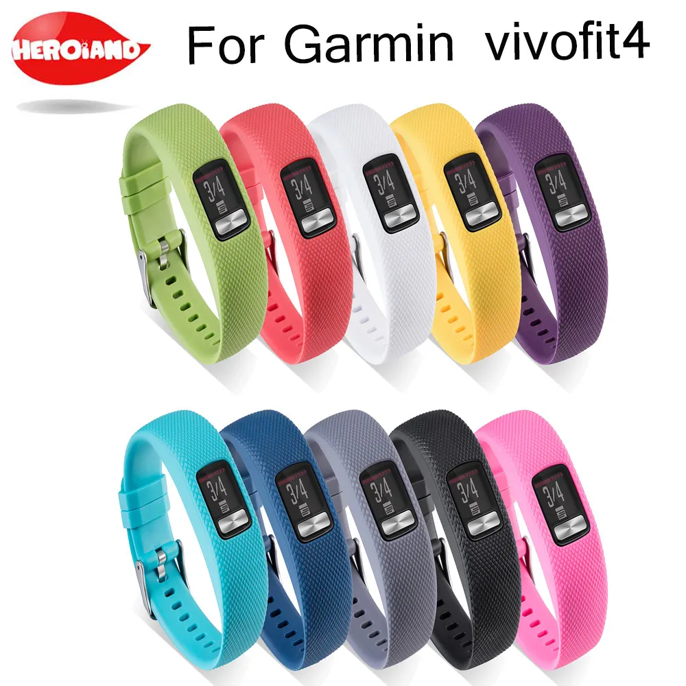 

Ремешок для наручных часов Garmin VivoFit 4, мягкий силиконовый