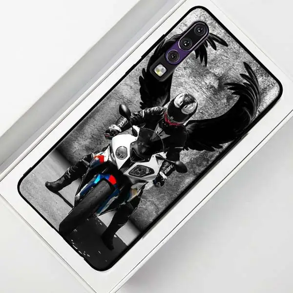 Moto Cross moto rcycle спортивный черный чехол для huawei P30 20 Pro P10 P20 P30 Lite mate 10 20 Lite P Smart Plus чехол - Цвет: 010
