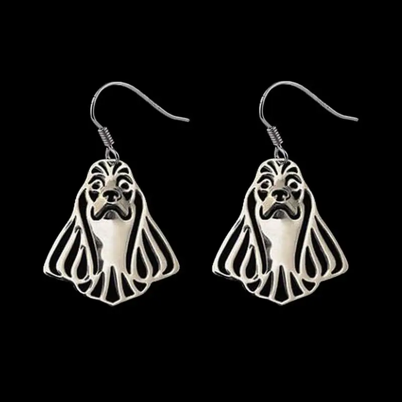 

Ювелирные изделия, сплав, женские серьги в виде животных, американский кокер-спаниель