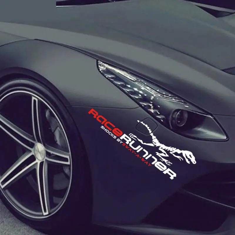 Автомобильные наклейки большие размеры 35*11 см ударные двухсторонние