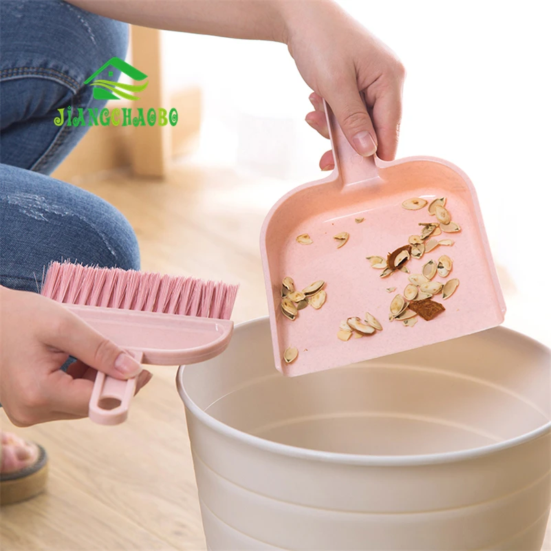 JiangChaoBo мини-совок подметать сковородку пластиковый поддон совок бытовой небольшой метла пылесборник
