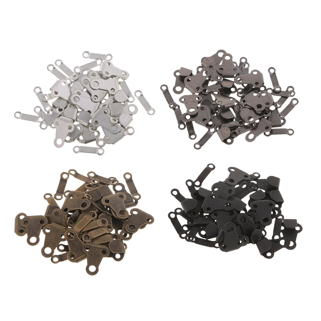

20 Sets Brass Sewing Hooks and Eyes Closures for Trousers Skirts and Pants