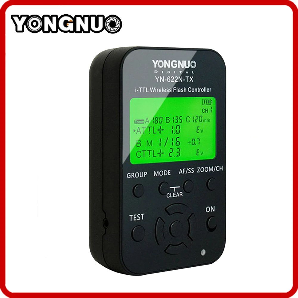 Yongnuo YN 622N TX i TTL LCD беспроводной контроллер вспышки триггер передатчик 622 для Nikon DSLR