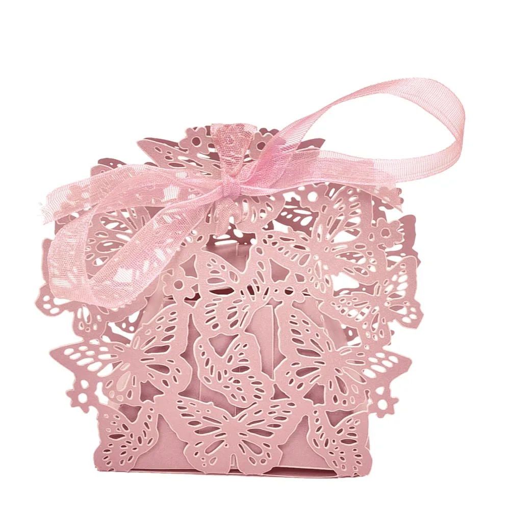 Новые Романтические свадебные сувениры Декор Бабочка DIY конфеты печенье