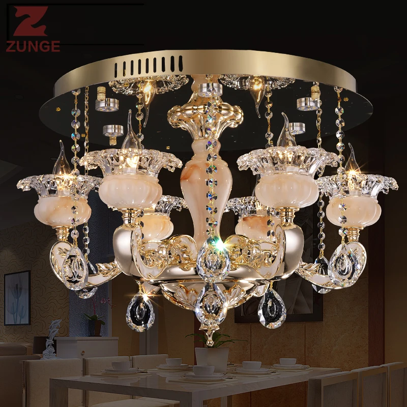 Современная хрустальная люстра для гостиной люстры de cristal Z179 из цинкового сплава