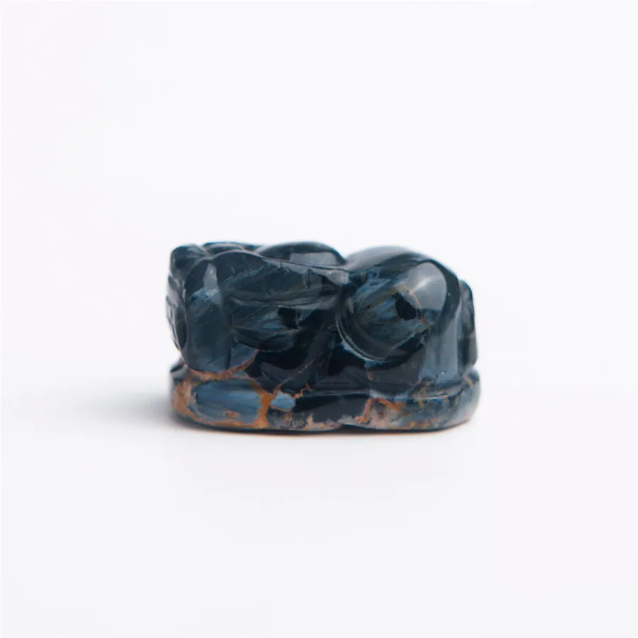 Drop Shipping Genuine Natural Blue Pietersite Gems Stone Pi Xiu Bead Necklace Fashion Woman Man Pendant 22*13*12mm | Украшения и