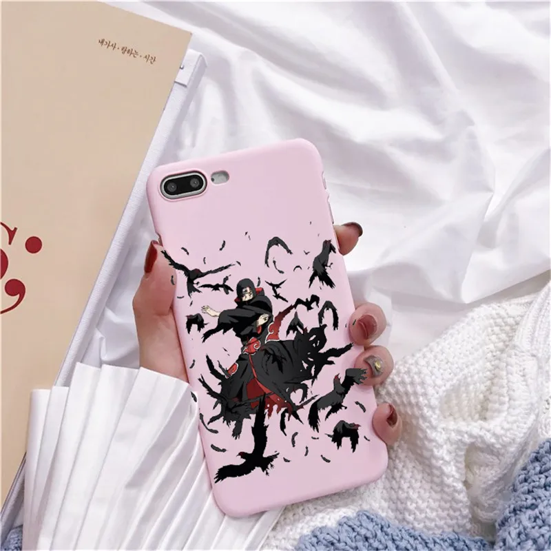 TPU Moda alvio Caso Аниме Наруто для iPhone 7 8 X XR Plus 6 6 s Plus Capa TPU Macio Dos Desenhos Animados Caso de Telefone Coque - Цвет: TPU