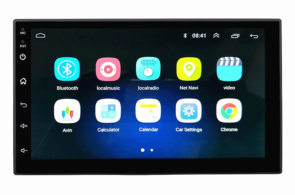 Android OS автомобильное радио аудио стерео FM 2Din DVD 1024*600 gps навигатор Bluetooth интеллектуальная динамическая траектория парковочная камера