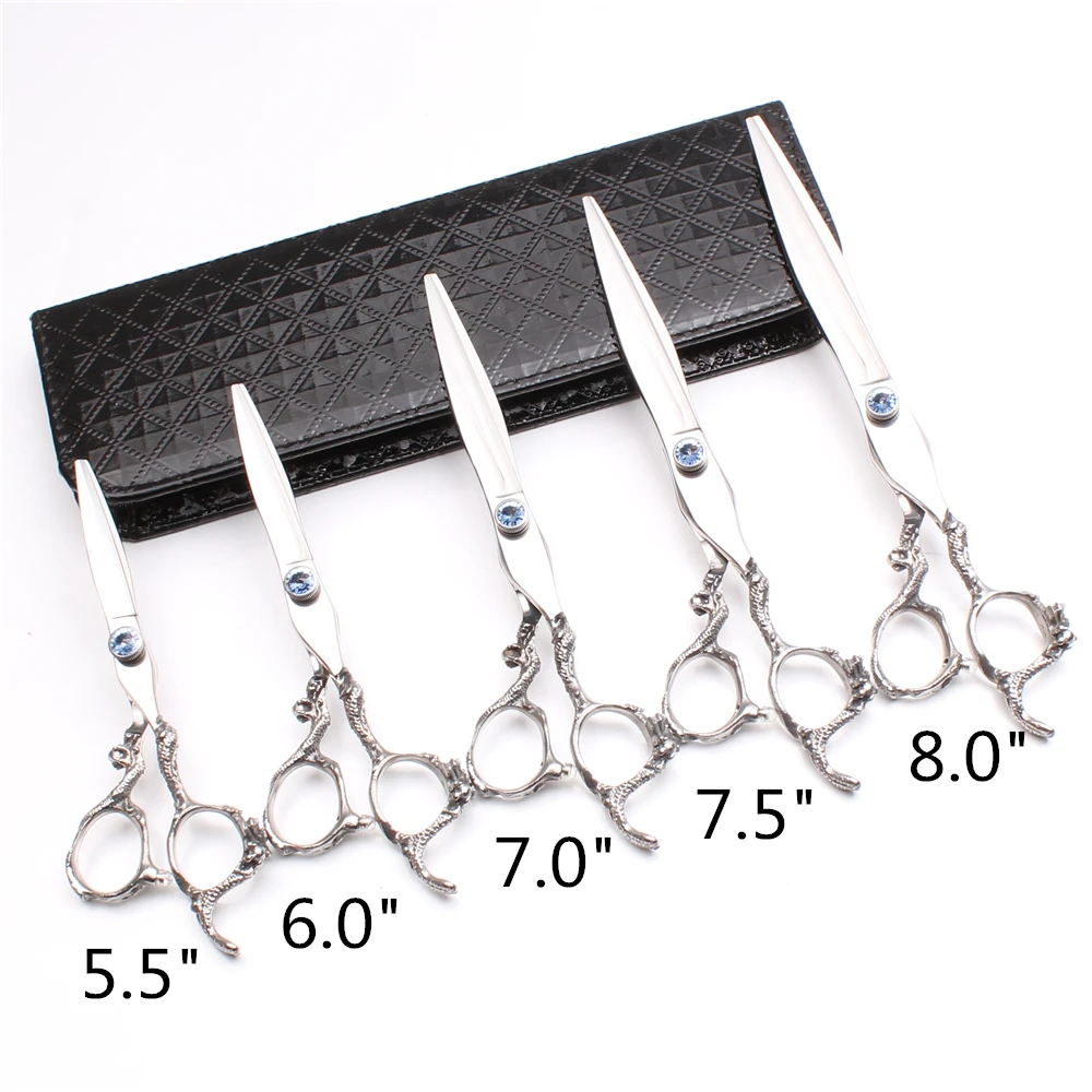 

1 пара C9006 5,5 "6" 7 "7,5" 8 "Япония 440C Индивидуальные Ножницы для ухода за логотипом ножницы для резки филировочные ножницы для человеческих волос