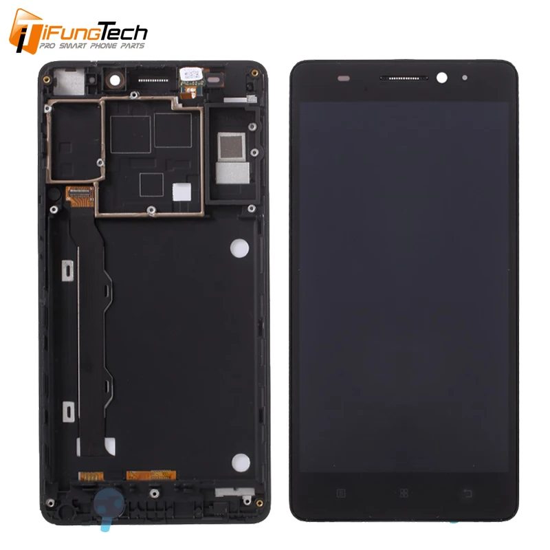 5,5 дюймов ЖК-дисплей для lenovo K50-T5 K3 Note ЖК-дисплей дигитайзер сенсорный экран в сборе Замена с рамкой черный