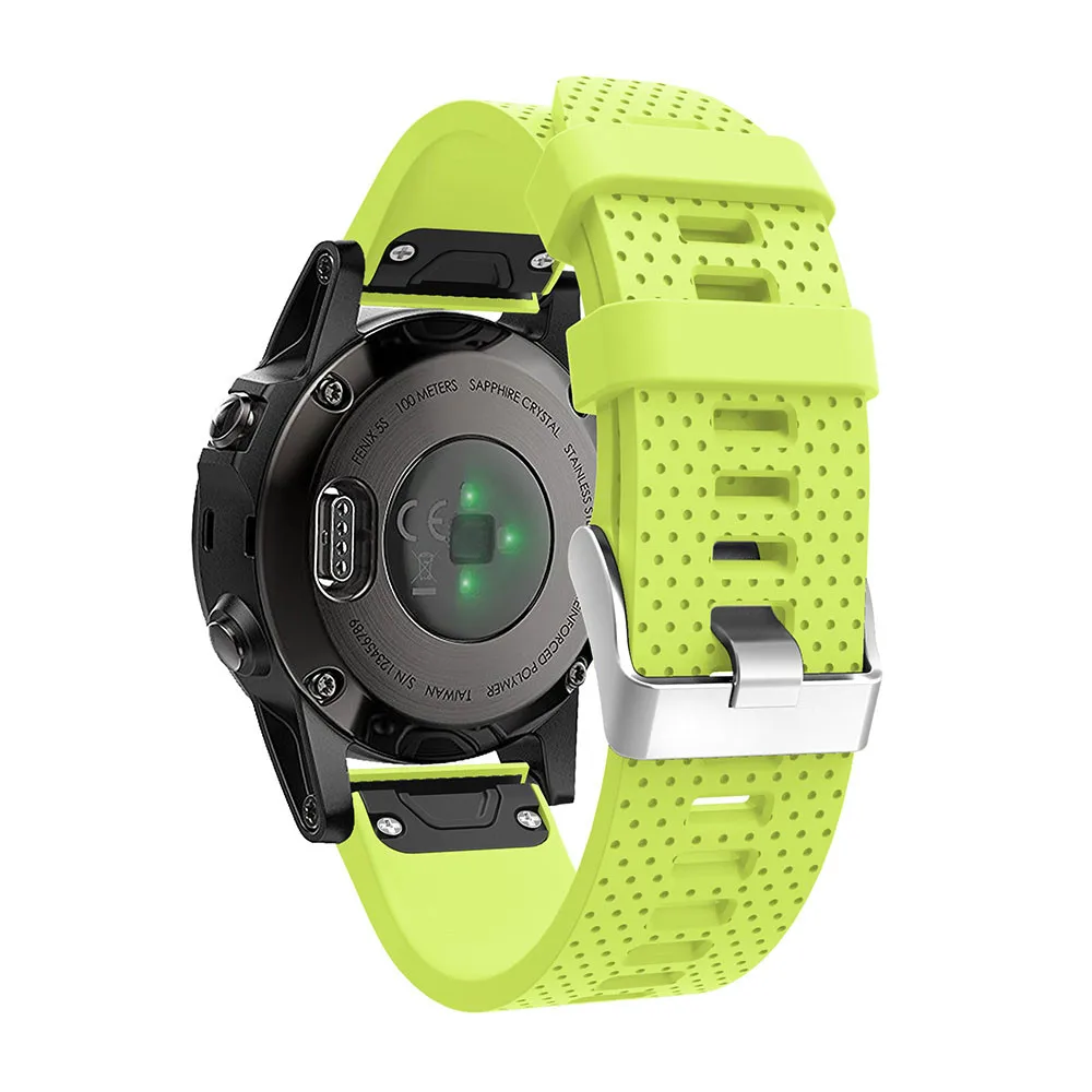 26 22 20 мм ремешок для часов Garmin Fenix 5X5 5S 3 3HR D2 S60 gps часы Quick Release силиконовый Easyfit ремешок на запястье