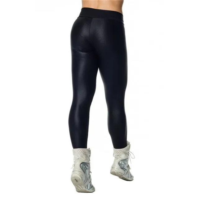 Черные новые модные сексуальные женские Капри брюки с высокой талией тянущиеся