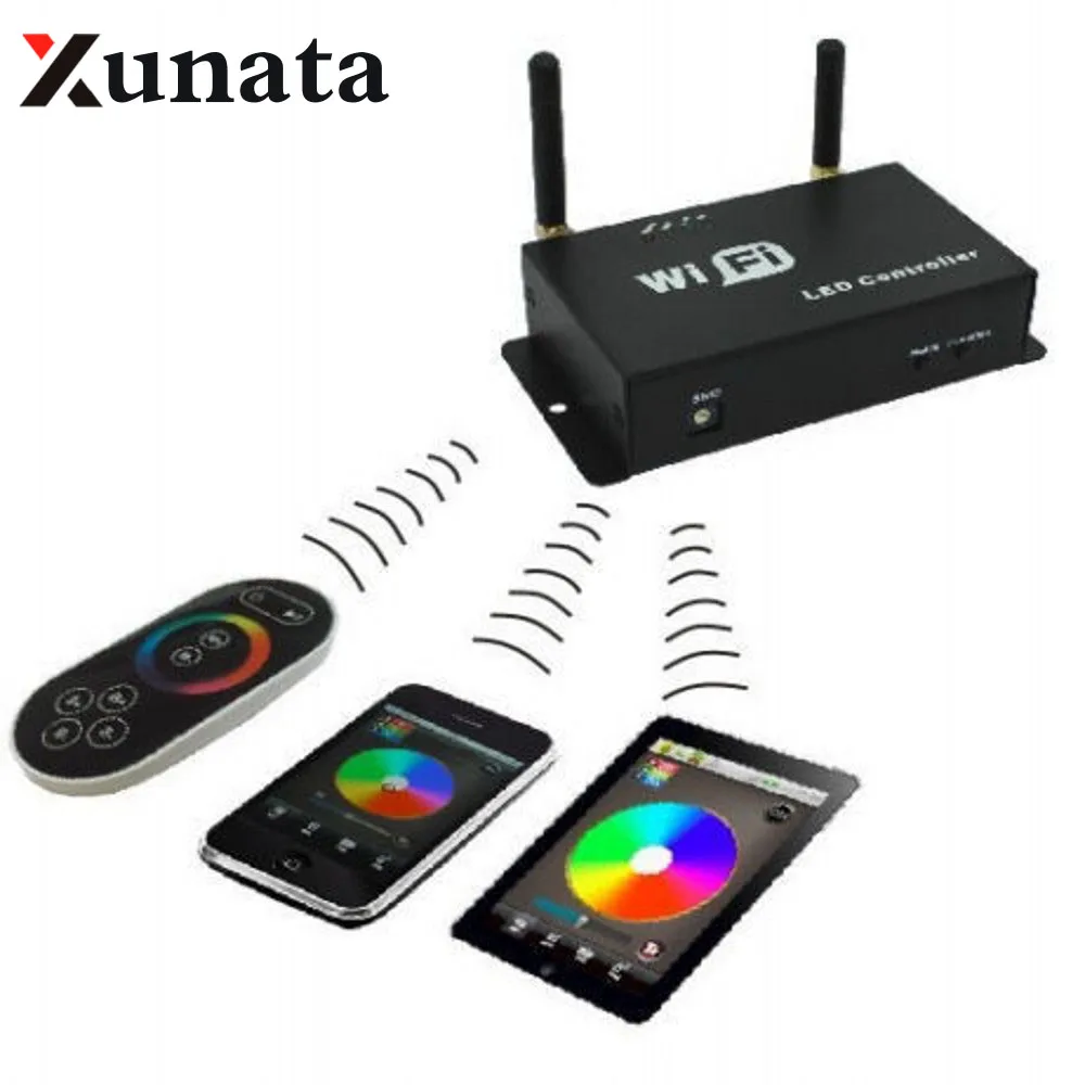 WiFi SPI контроллер Android IOS поддержка WS2811 WS2812B LPD6803 WS2801 LED Pixel WIFI300|spi controller|wifi controllercontrole