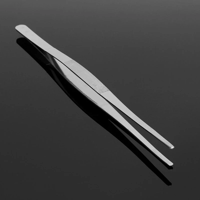 Barbecue Tongs Food Bread Clip Kitchen Gadgets Stainless Steel Churrasco Tweezers Buffet BBQ Restaurant Tool | Дом и сад