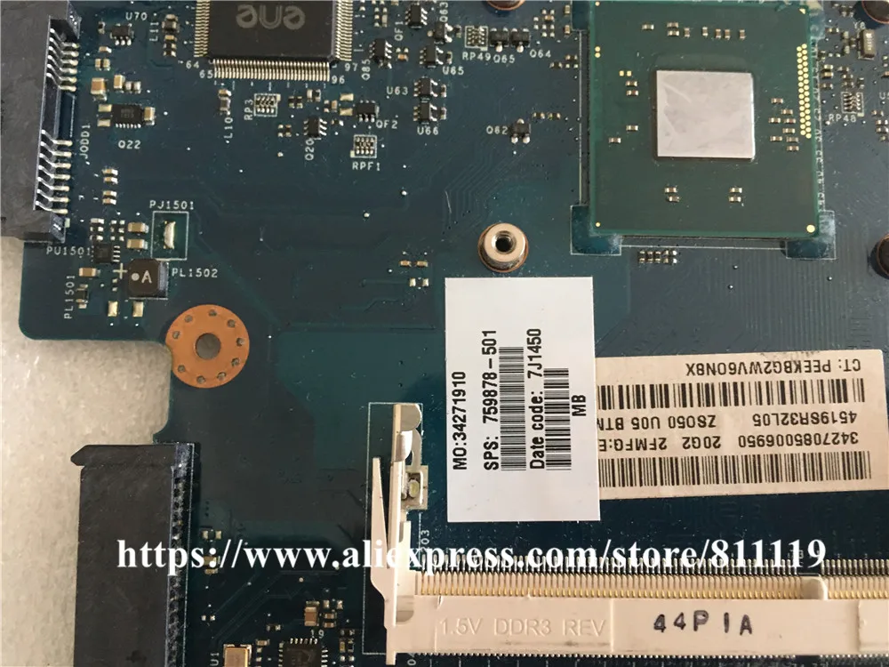 Материнская плата для ноутбука HP Pavilion Серии 17-E 726633-501 726633-001 DA0R76MB6D0 REV: D бесплатная