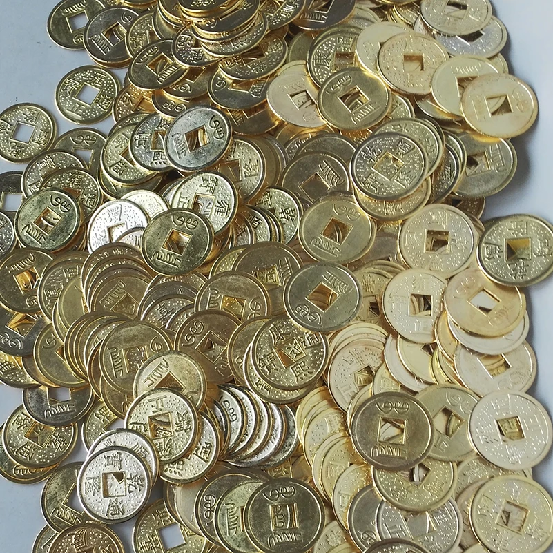 10 шт. оптовая продажа династии Цин Золотой пять императоров монеты счастливый