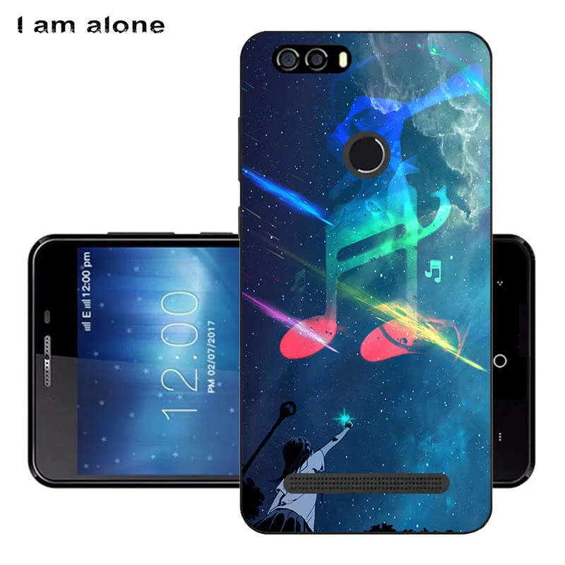 Чехлы для телефонов I am alone для Leagoo power 2 5,0 дюйма, мягкие чехлы из ТПУ для мобильных телефонов с мультяшным принтом для Leagoo power 2, сумки