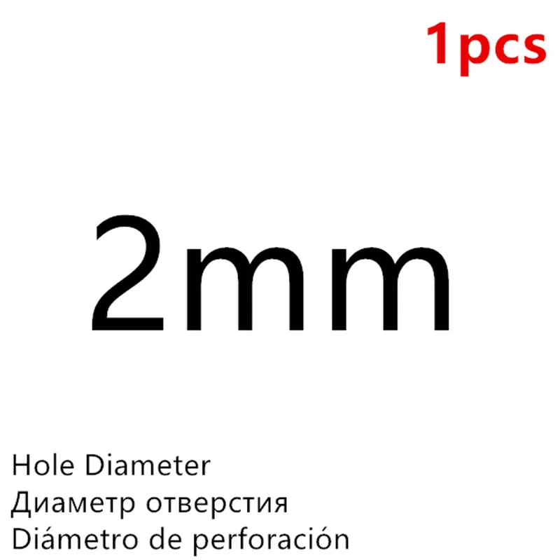 Black 2mm - 1Pcs Высокое Качество Дырокол для пробивки отверстий в коже Круглый стальной кожаный дырокол 1 мм-25 мм металлические прокладки пластиковые резиновые инструменты - Цвет: Black 2mm - 1Pcs