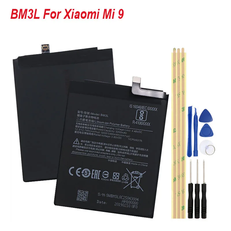 BM3D BM3H BM3K BM3L BM3M батарея для Xiaomi mi 8 SE mi x 3 mi 9 mi 9 SE аккумуляторная батарея AKKU ACCU PIL мобильного телефона с инструментами