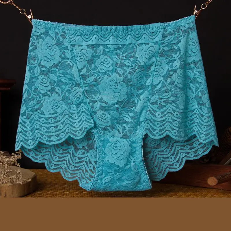 Женские брифы большого размера женские трусики полностью прозрачные кружевные