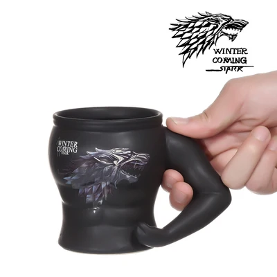 Game of Thrones Марвел американская кружка с изображением Супермена Игра престолов мускулистая кружка креативная керамическая чашка кофе молоко пиво кружка домашняя кружка идеальный студенческий подарок - Цвет: Game of Thrones