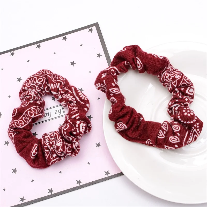 Модные женские резинки для волос хлопковые эластичные женщин аксессуары девушек